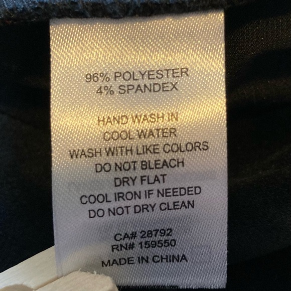 Maison D'Amelie Black Velour Straight Leg Sailor Trousers with Gold Buttons - Picture 4 of 12